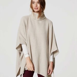 Loft turtle neck poncho